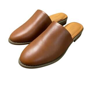 UNIVERSAL THREAD Rita Mule Flats Brown 8